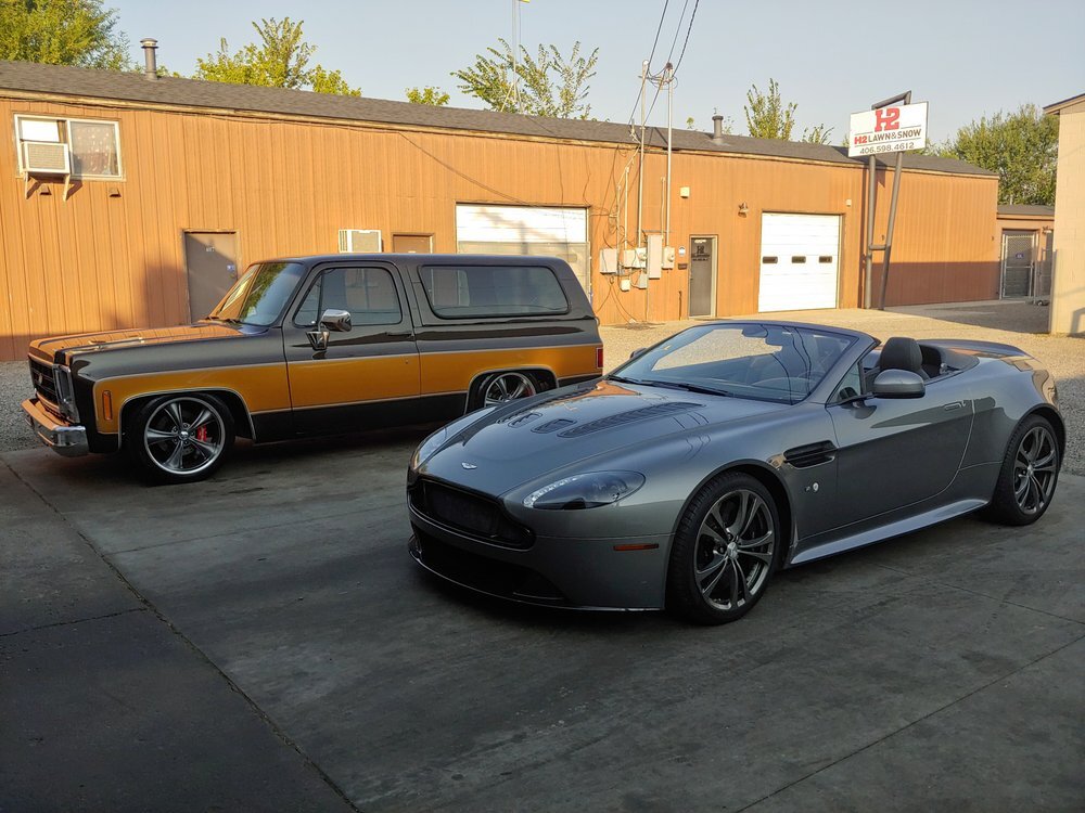 Aston Martin convertible detailed to a high gloss — FCS Auto Detailing Billings MT